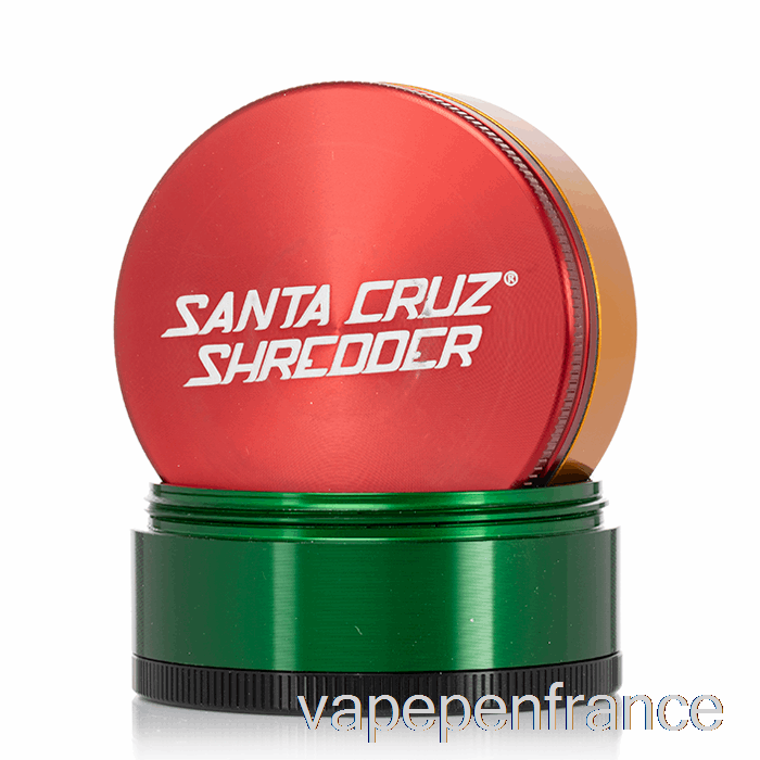 Santa Cruz Shredder 2,75 Pouces Grand Broyeur 4 Pièces Rasta (70 Mm) Stylo Vape